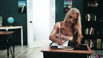 Creepy janitor fucks slim college 19 yo Lana Sharapova