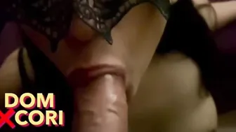 Hottie Masked Beauty Deepthroats Dick Getting Cum on Face