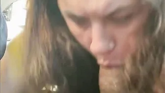 Colombian eighteen gagging inside outside hotel parking lot. La Paisa getting unwanted