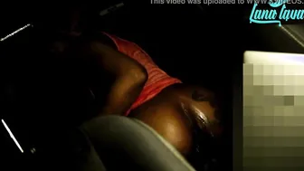 Lana Lava Does Skype Performance Outdoor Inside Her Vehicle