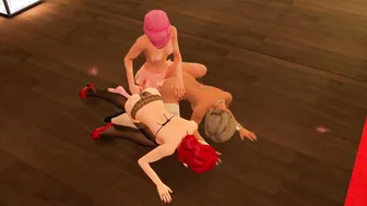 Pink Red and Sinemin have a 3Some.