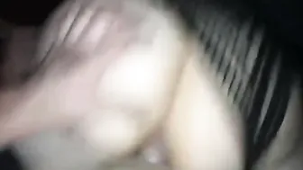 BACKSHOTS WITH YOUNG BIMBO INSIDE EBONY PANTIES