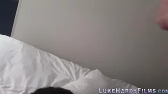 Petite Inked Brit Riding Luke Hardy n Tugs