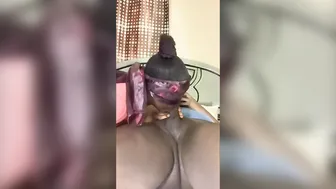 Slender Black Barely Legal Blows and Drools over bbc