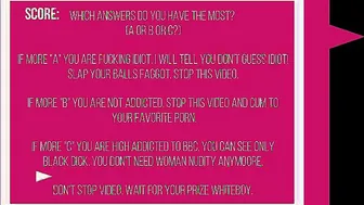 big black cock Addiction Test for White Bois ( by SissyNicole69 )