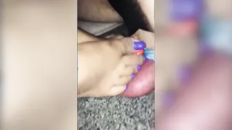 chinese Ex-Wife Practices Ball Stomping self Defense Training