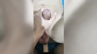 Amateur Strap-On Pegging Bitch and Hand Job