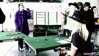 The Joker Porn Parody Group Sex with four beautiful 19 Yo