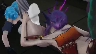 League of Legends Futa - Neeko x Gwen - Sex jizzed squirt