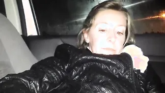 Wifey banged inside the vehicle