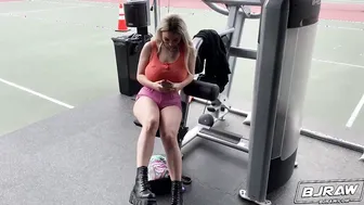 BJRAW Skylar Vox getting a mouth workout