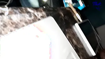 Trashy porn video – Thot inside Texas - Cumshot Thin White Lot Lizard