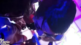 Hacemos performance en Mexicali y mi novio nos coge en plena pista