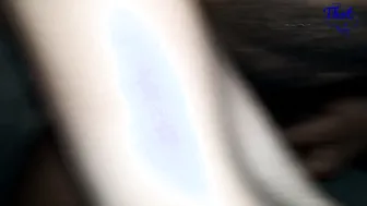 Thot into Texas - Twat Rub Jizzed on Black Stomach Creapie Internal Interracial Hispanic milf Houston