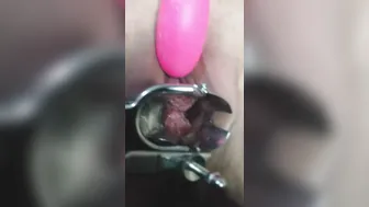 Close up Speculum and Internal Veiw of Squirting