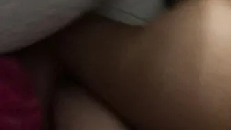 Bimbo with Huge Butt Takes Cream Pie from behind