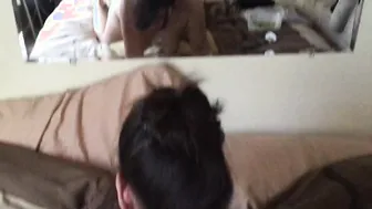Revealing her PAWG ass and cum on it after doggy style