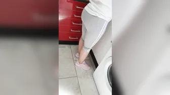 Step Milf inside Pants Stuck inside Sink got Banged by Turned On Step Son