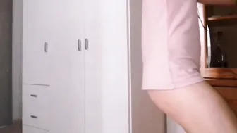 SARA striptease improvisado