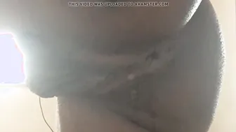 Phat bkack twat Gaping asshole.