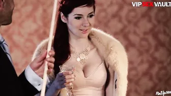 PINUP SEX - Bombshell Kattie Gold Has Pool Table Fun