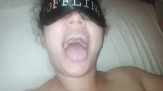 Begging for Daddys Load Hottie Facial
