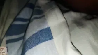 Petite little ebony cunt with mouth giving her butt for the first time inside