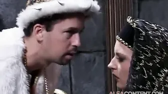 Gigantic breasts queen is hungry of rough cock