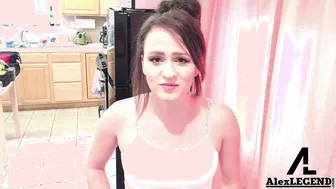 Hottie women next Door Sucks her Shady Landlord to Pay her Rent