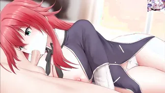 Highschool DxD Rias Gremory Nailed Rough Cartoon Anime Kai