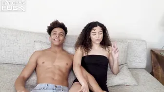 Sight porn video – New teen yo barely legal Leah throats and fucks RJ on