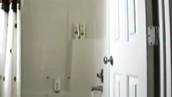 niece uses our shower and vibrator