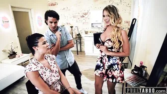 Curious porn video – Kylie Rocket is Curious About 3 Way with Date and Step-Aunt