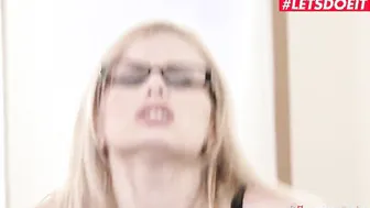 Big Boobed Milf Angel Wicki Gets Her Huge Natural Breasts Bounced In Class