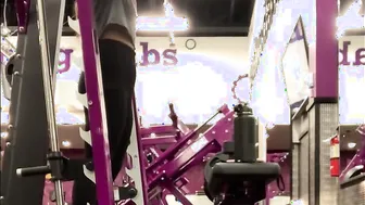 Tight White sluts Ebony Pants Workout