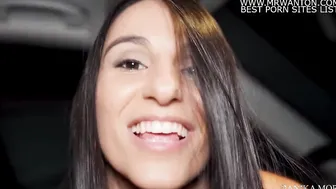 Spanish women super and head inside vehicle