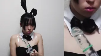 裏垢女子☆口でコンドーム付けチャレンジ