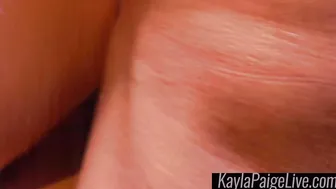 Pounded under the Rain goddess mom Kayla Paige Reenacts her Dirty Fantasy