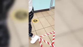 Step Cougar Banged and Gigantic Creampie on HM Pants into a Public Changing Room (sex with Step Son)