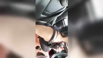 bbcs beim Fahren eines Tesla ficken