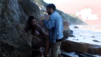 ela transou com desconhecido na beira da praia - Manuh Cortez -