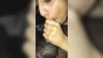 Hispanic Sloppy Oral Sex plus Facial