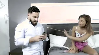 Green Eyed Stepsis Getting Booty Filled by Stepbrother