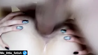 Tiny Butt Gapes Gigantic Dick Fucks Anal Merciless 100% Anal