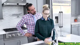 Stepdad giving his step daughter that sexsual punishment