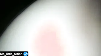 Bushy Cunt Flows When Huge Penis Hubby Fucks Tight Anal