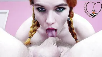 Hands On porn video – Red Haired Gothic Offer Handsfree Leaking Sloppy Throatjob Getting Monstrous Throatpie - TheGoddessOfLust