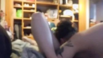 I let her pissing on me after multiple orgasms