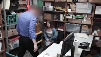 Chubby Teenagers Brooke Bliss Caught Shoplifting And Nailed Rough
