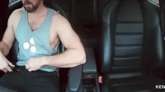 Edging with a Dildo into my Vehicle (Inside Outdoor)